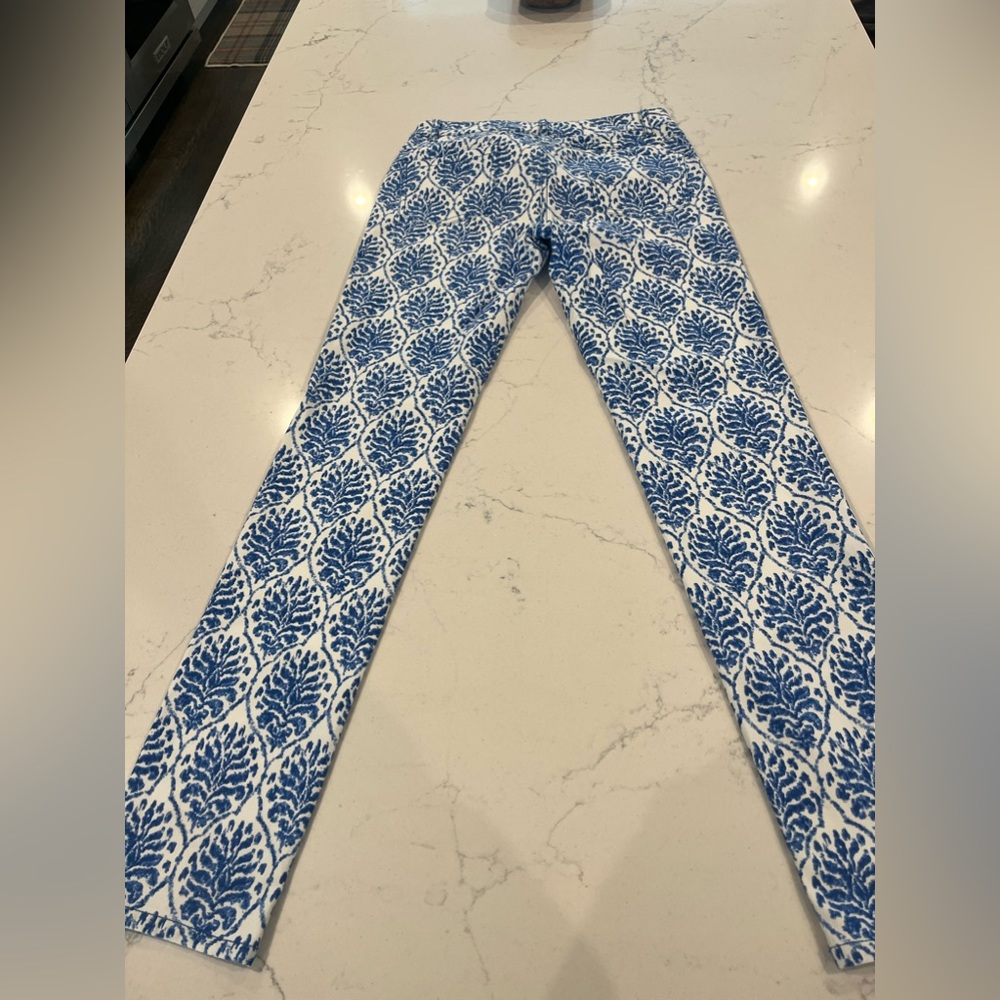 J.McLaughlin blue patterned pants - Picture 2 of 6